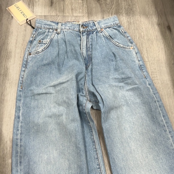 Grlfrnd Chloe High Rise Pleated Wide Leg in Sawtelle size 29 - Picture 5 of 10